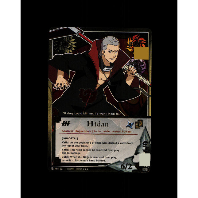 Hidan - 785 - NM - 1st Edition - Foil - Naruto CCG - D4-168