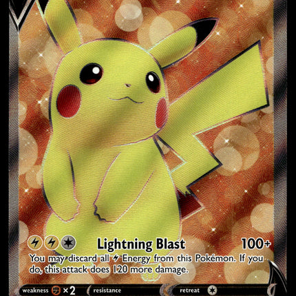 Pikachu V - 157/172 - NM - Full Art - Brilliant Stars - Pokemon - B1-2
