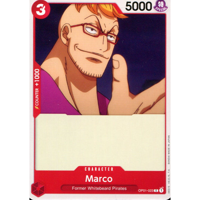 Marco - OP01-023 - Common - English - One Piece TCG OP-01