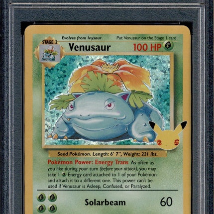 Venusaur - 15/102 - PSA 9 - Holo - Celebrations - Pokemon - 76503