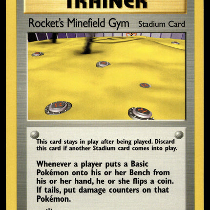 Rocket's Minefield Gym - 119/132 - NM - 1st Edition - Gym Challenge - Pokemon - A9-105