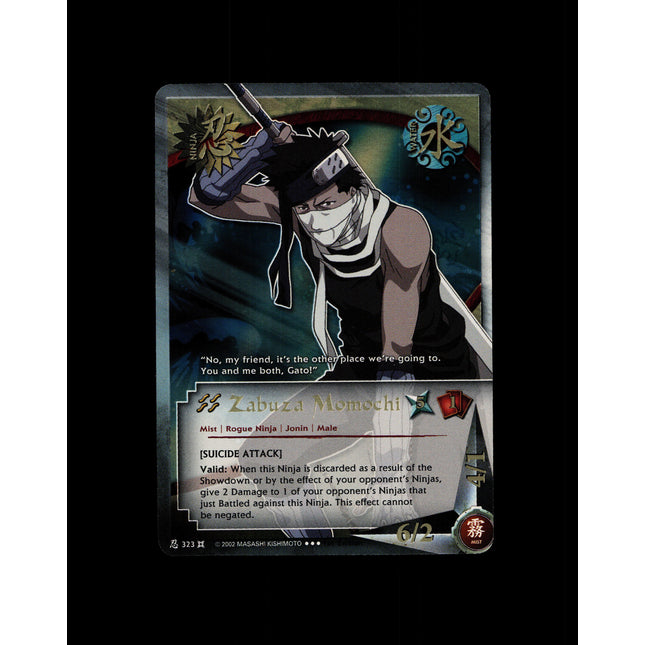 Zabuza Momochi - 323 - NM - 1st Edition - Foil - Naruto CCG - D4-326