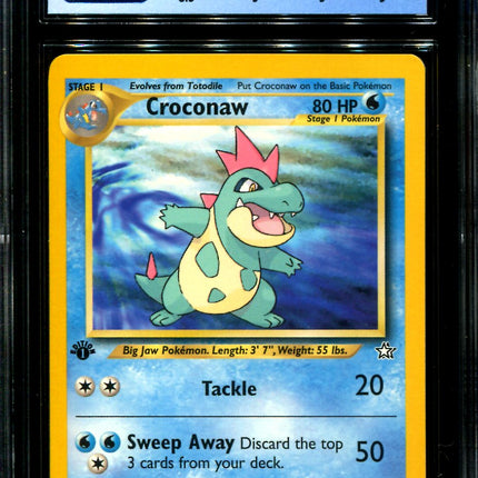 Croconaw - 32/111 - CGC 9 - 1st Edition - Neo Genesis - Pokemon - 72163