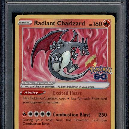 Radiant Charizard - 011/078 - PSA 10 - Ultra Rare - Pokemon GO - Pokemon - 79953