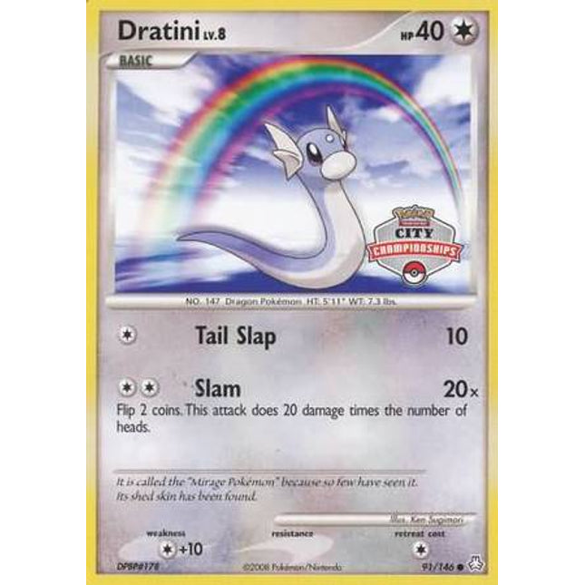 Dratini (91/146) (City Championship Promo) [Diamond & Pearl: Legends Awakened]
