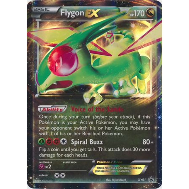 Flygon EX (XY61) (Jumbo Card) [XY: Black Star Promos]