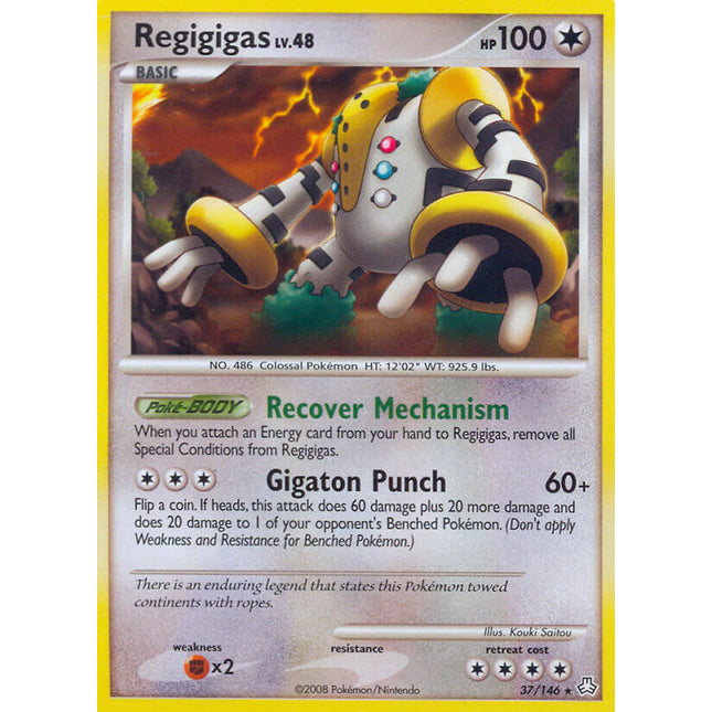 Regigigas (37/146) (Theme Deck Exclusive) [Diamond & Pearl: Legends Awakened]