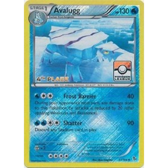 Avalugg (31/106) (League Promo 4th Place) [XY: Flashfire]