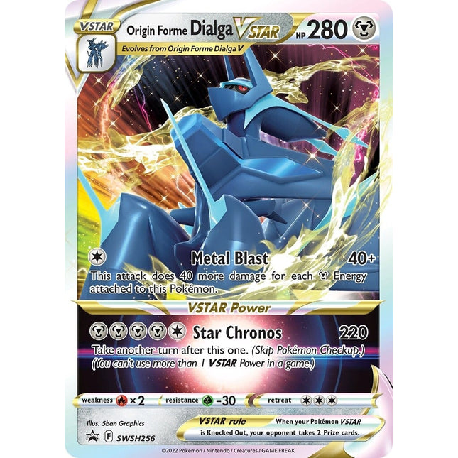 Origin Forme Dialga VSTAR (SWSH256) (Jumbo Card) [Sword & Shield: Black Star Promos]