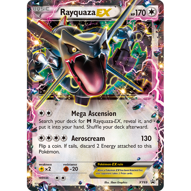 Rayquaza EX (XY69) (Shiny) [XY: Black Star Promos]