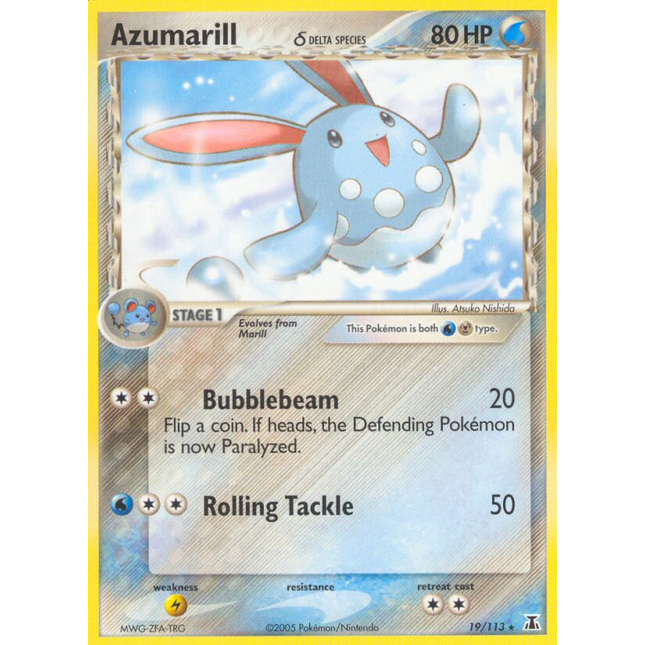 Azumarill (19/113) (Delta Species) [EX: Delta Species]