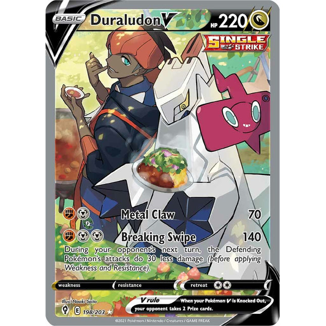 Duraludon V (198/203) (Alternate Art) [Sword & Shield: Evolving Skies]