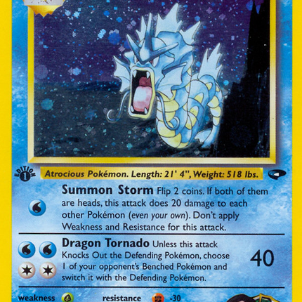 Giovanni's Gyarados (5/132) [Gym Challenge 1st Edition]
