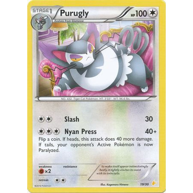 Purugly (19/30) [XY: Trainer Kit 3 - Pikachu Libre]