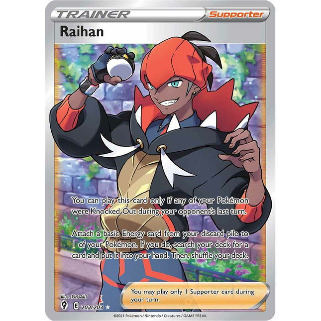 Raihan (202/203) [Sword & Shield: Evolving Skies]