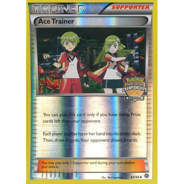 Ace Trainer (69/98) (Regional Championship Promo) [XY: Ancient Origins]