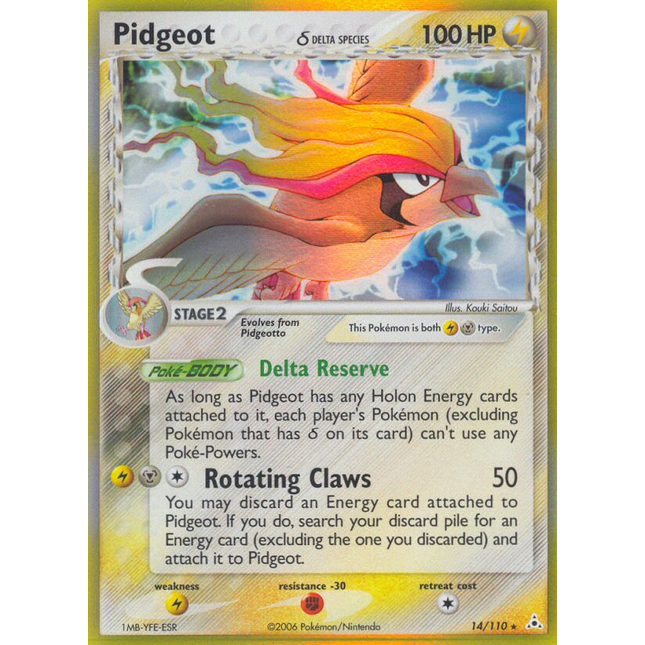 Pidgeot (14/110) (Delta Species) [EX: Holon Phantoms]