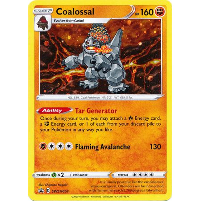 Coalossal (SWSH054) [Sword & Shield: Black Star Promos]