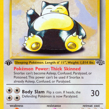Snorlax (27/64) [Jungle 1st Edition]