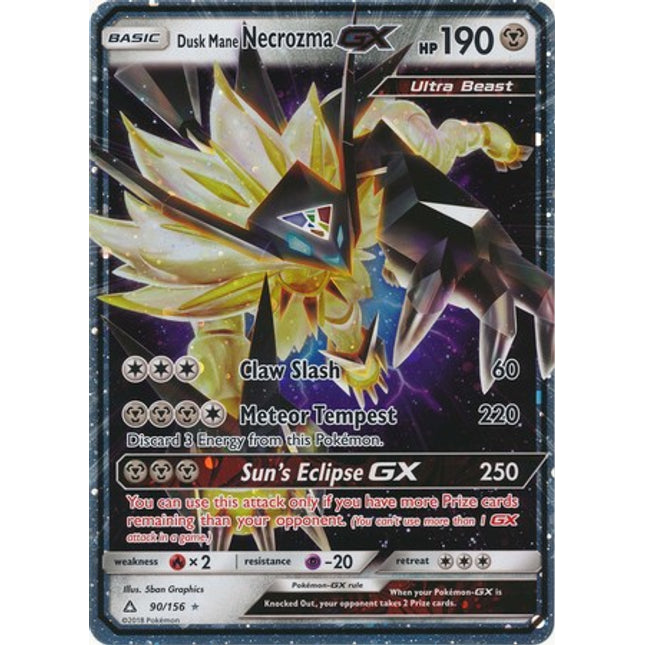 Dusk Mane Necrozma GX (90/156) (Jumbo Card) [Sun & Moon: Ultra Prism]