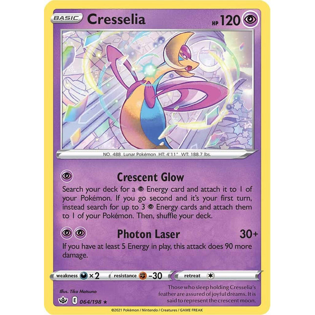 Cresselia (064/198) (Theme Deck Exclusive) [Sword & Shield: Chilling Reign]