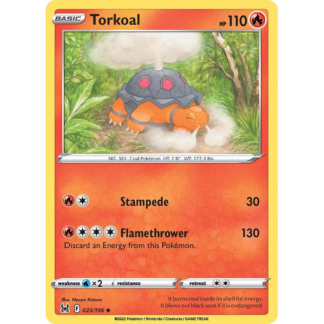 Torkoal (023/196) [Sword & Shield: Lost Origin]