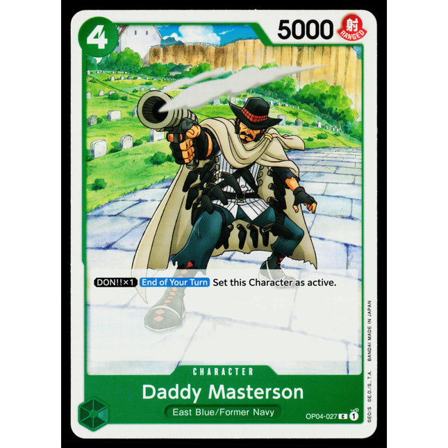 Daddy Masterson - OP04-027 - NM - Common - English OP04 - One Piece TCG