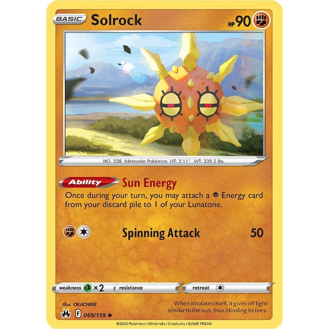 Solrock (069/159) [Sword & Shield: Crown Zenith]