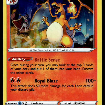 Charizard - 025/185 - NM - Cracked Ice - Vivid Voltage - Pokemon - A8-64