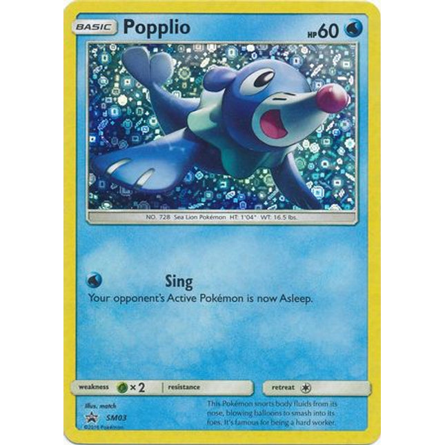 Popplio (SM03) (General Mills Promo) [Sun & Moon: Black Star Promos]