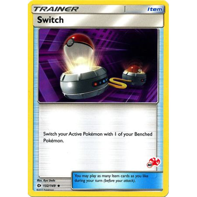 Switch (132/149) (Charizard Stamp #40) [Battle Academy 2020]