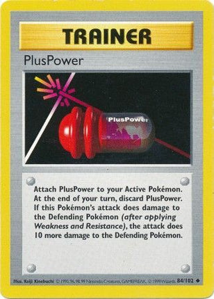PlusPower (84/102) [Base Set (Shadowless)]