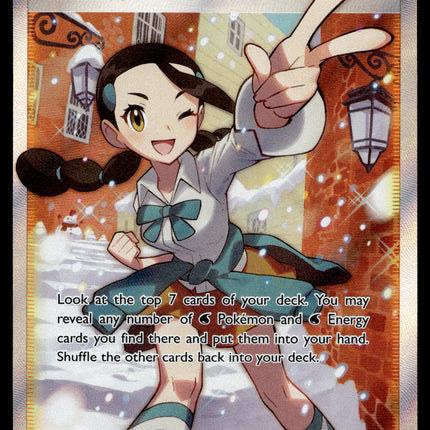 Candice - 189/195 - PSA NM - Full Art - Silver Tempest - Pokemon - A5-45