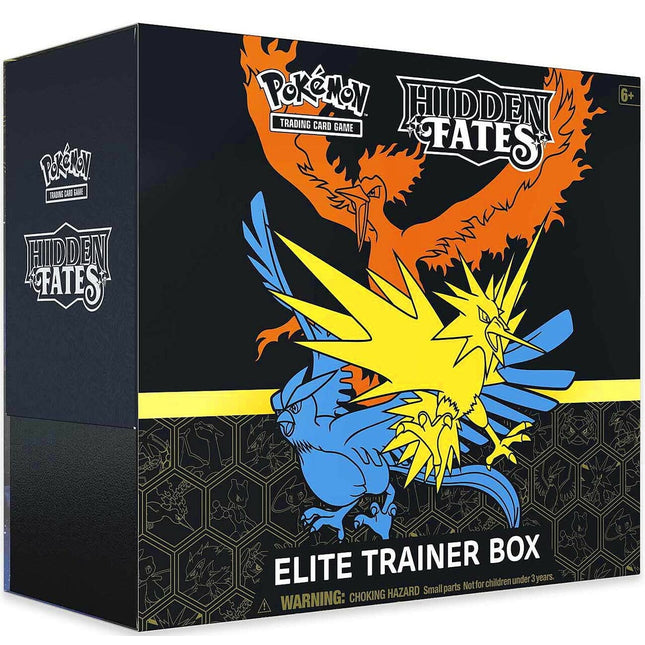 Moltres Zapdos Articuno - Pokemon - Hidden Fates Elite Trainer Box - Sealed - New