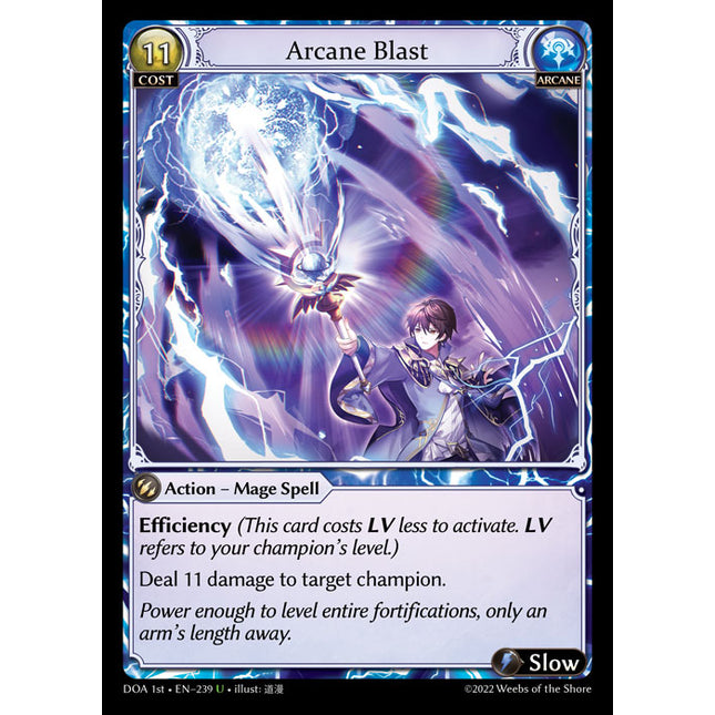 Arcane Blast - DOA 1st EN-239 - Uncommon - Near Mint - Foil - Grand Archive TCG