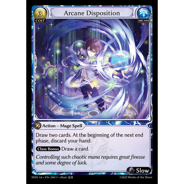 Arcane Disposition - DOA 1st EN-240 - Uncommon - Near Mint - Non-Foil - Grand Archive TCG
