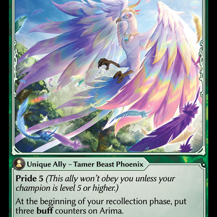 Arima, Gaia's Wings - DOA 1st EN-266 - Super Rare - Near Mint - Foil - Grand Archive TCG