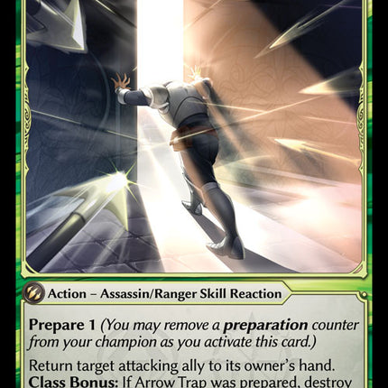 Arrow Trap - DOA 1st EN-199 - Uncommon - Near Mint - Foil - Grand Archive TCG