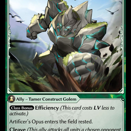 Artificer's Opus - DOA 1st EN-267 - Super Rare - Near Mint - Foil - Grand Archive TCG