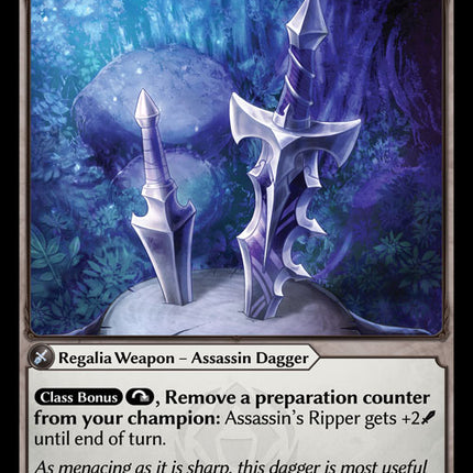 Assassin's Ripper - FTCA EN-001 - x1 - SR - NM - Armaments Foil - Grand Archive TCG