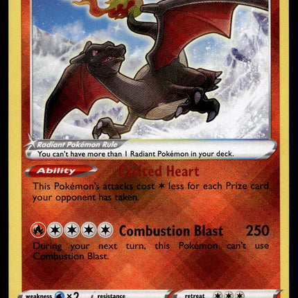 Radiant Charizard - 020/159 - NM - Ultra Rare - Crown Zenith - Pokemon - A7-61