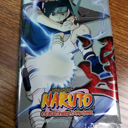 The Chosen - Set 9 - Booster Pack x1 - Sasuke Art - Naruto CCG Card Game - Sealed