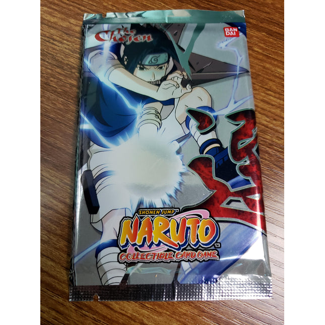 The Chosen - Set 9 - Booster Pack x1 - Sasuke Art - Naruto CCG Card Game - Sealed