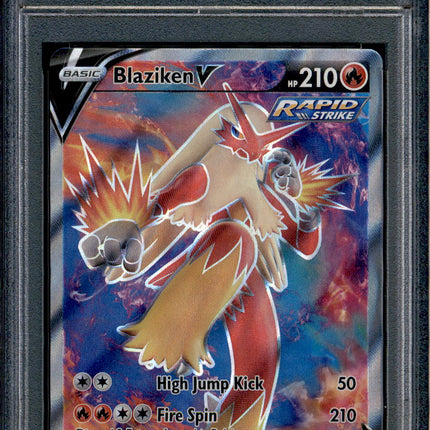 Blaziken V - 161/198 - PSA 10 - Full Art - Chilling Reign - Pokemon - 21967