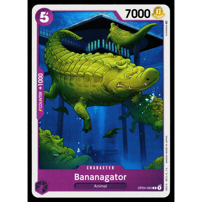 Bananagator - OP04-062 - NM - Common - English OP04 - One Piece TCG