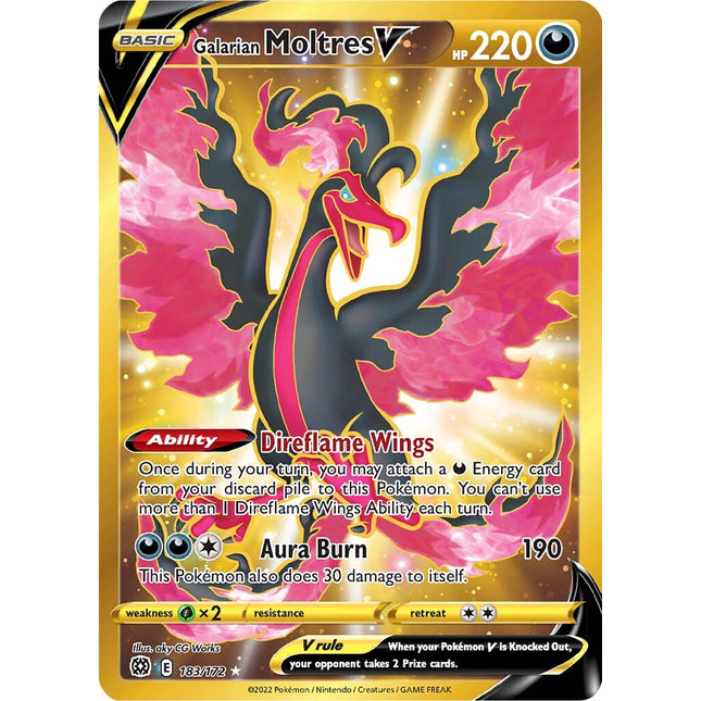 Galarian Moltres V (183/172) [Sword & Shield: Brilliant Stars]