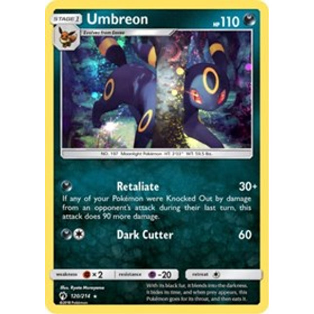Umbreon (120/214) (Cosmos Holo) (Blister Exclusive) [Sun & Moon: Lost Thunder]