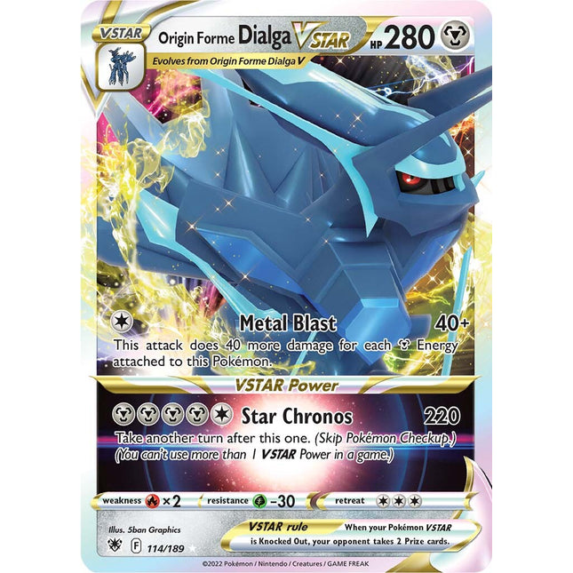 Origin Forme Dialga VSTAR (114/189) [Sword & Shield: Astral Radiance]