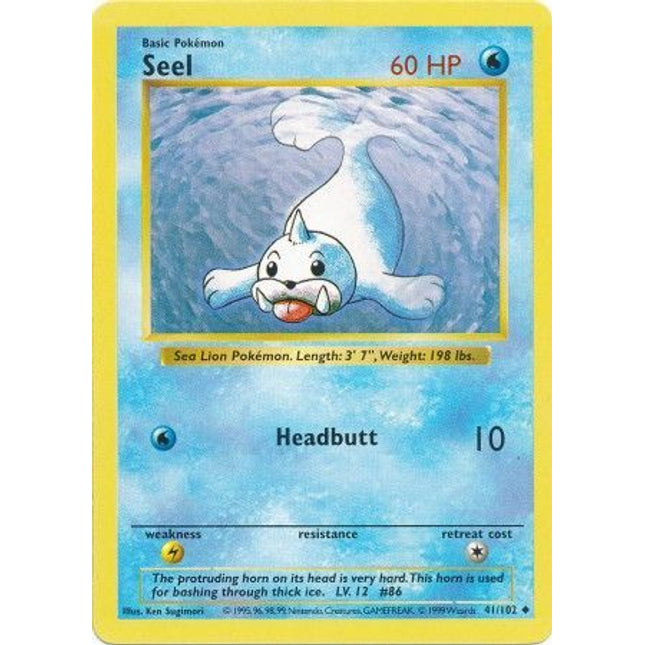 Seel (41/102) [Base Set (Shadowless)]