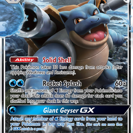 Blastoise GX (35/214) [Sun & Moon: Unbroken Bonds]
